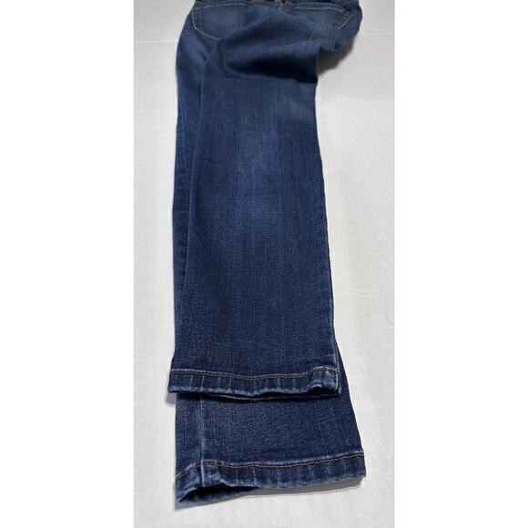 Prosperity Women Blue Denim Skinny Jeans Size 27 Accent Zippers Medium Wash - Picture 9 of 10